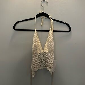 NWT tobi tie crochet festival top size medium